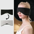 thumbnail image 2 of Hiroekza Full Surround Sleep Eye Mask - Light Blocking, Breathable & Adjustable for Ultimate Comfort - Portable Travel Eyepatch for Adults & Kids Black, 2 of 5