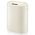 thumbnail image 1 of Touchless Motion Detector Trash Can - 13 Gallon Slim Kitchen Garbage Bin with Soft-Close Lid, Automatic Hands-Free Operation, for Kitchen, Bathroom, Office - Light Beige, One Size, 1 of 7