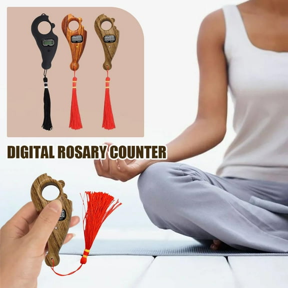 HPDL Tasbeeh Digital Finger Tally Counter Beads Zikr Tasbih Islamic Muslim Co