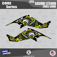 thumbnail image 2 of Kalair GFX Graphics Kit for Suzuki LTZ400 (2003-2008) Core Series, 2 of 5
