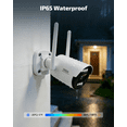 thumbnail image 3 of OHWOAI Wireless Security Camera System with Monitor, AI Detection, NO Monthly Fee, 4CH 500G HDD, 3 of 11