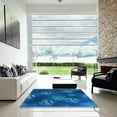 thumbnail image 7 of Ahgly Company Machine Washable Indoor Rectangle Transitional Blueberry Blue Area Rugs, 5' x 8', 7 of 7