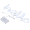 thumbnail image 3 of Hello Letters Neon Light Stylish USB Battery Powered Sign Lamp for Wedding Party Home, 3 of 8