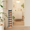 thumbnail image 2 of 9-Tier Vertical Shoe Rack - Space Saving Narrow Shoe Organizer for Entryway, Closet & Small Spaces - Free Standing Stackable Shoe Shelf for Living Room & Bedroom, 2 of 9