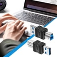 thumbnail image 5 of Ksruee USB to B Adapter USB to B 3.0 Convert Connector Plug and Play Connector High-Speed Data Transfer Converter for Scanner Docking Station Hub Computer, 5 of 10