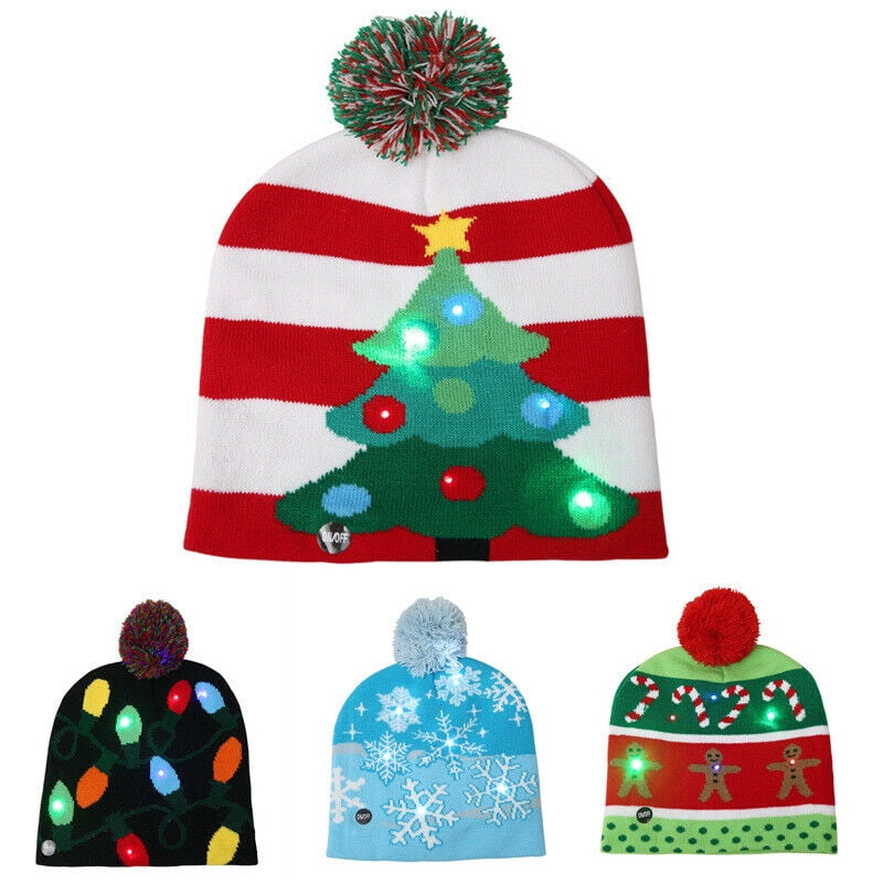 Christmas flashing hats