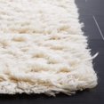 thumbnail image 4 of Safavieh Flokati Ivory Shag Rug - Square 4', 4 of 4