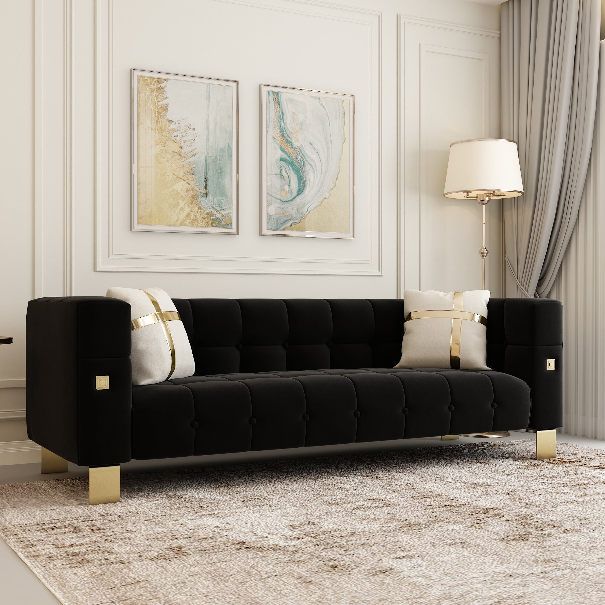 Dedrick 89 2024 round arm sofa