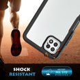 thumbnail image 4 of Shiyou - pour Samsung Galaxy A22 5G Étui, Étui Antichoc avec Protecteur d'Écran Intégré, Protection Robuste Intégrale Pare-Chocs 360° Clair pour Samsung Galaxy A22 5G - Noir, 4 of 4