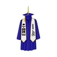 thumbnail image 2 of Blue Class of 2026 Ornament Graduation Cap & Gown Acrylic Decor, Senior 2026 Keepsake for Him Her, High School University Grad Gifts, 3.15 inch Car Interior Hanging Charm & Xmas Tree Bauble, 2 of 5