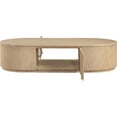 thumbnail image 5 of Meridian Furniture Moana Natural Wood Storage Coffee Table, 5 of 9