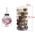 thumbnail image 2 of 30Pcs Shatterproof Clear Plastic Christmas Ball Ornaments Decorative Xmas Balls Baubles Set with Stuffed Delicate Decorations 2.4", 2 of 6
