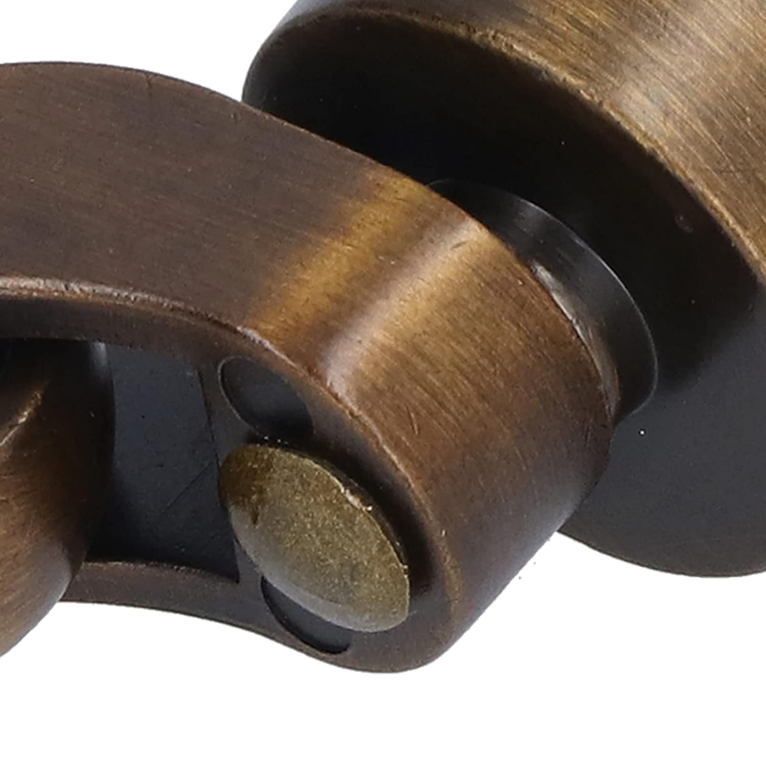 SLGHLSAHG Caster Wheels Round Cup, Casters Set of 4 Vintage Matt Wheels for Furniture Silent Threaded Casters Swivel Caster Wheels Threaded Stem Casters Locking Wheels Cart Wheels A65941