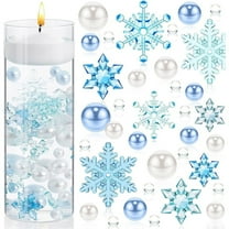 Neoyler Christmas Decorations Christmas Home Decor Water Gel Vase Filler Beads for Centerpieces DIY Gifts and Party Decor Festive Atmosphere Enhancement for Holiday Celebrations 7.9in Blue