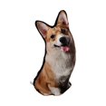 thumbnail image 2 of Juguete Patrón de doble cara Mascota Gato Perro Almohada Corgi Cheese Hound Simulación Muñeca AMMAO MXZZ23418A5215, 2 of 2