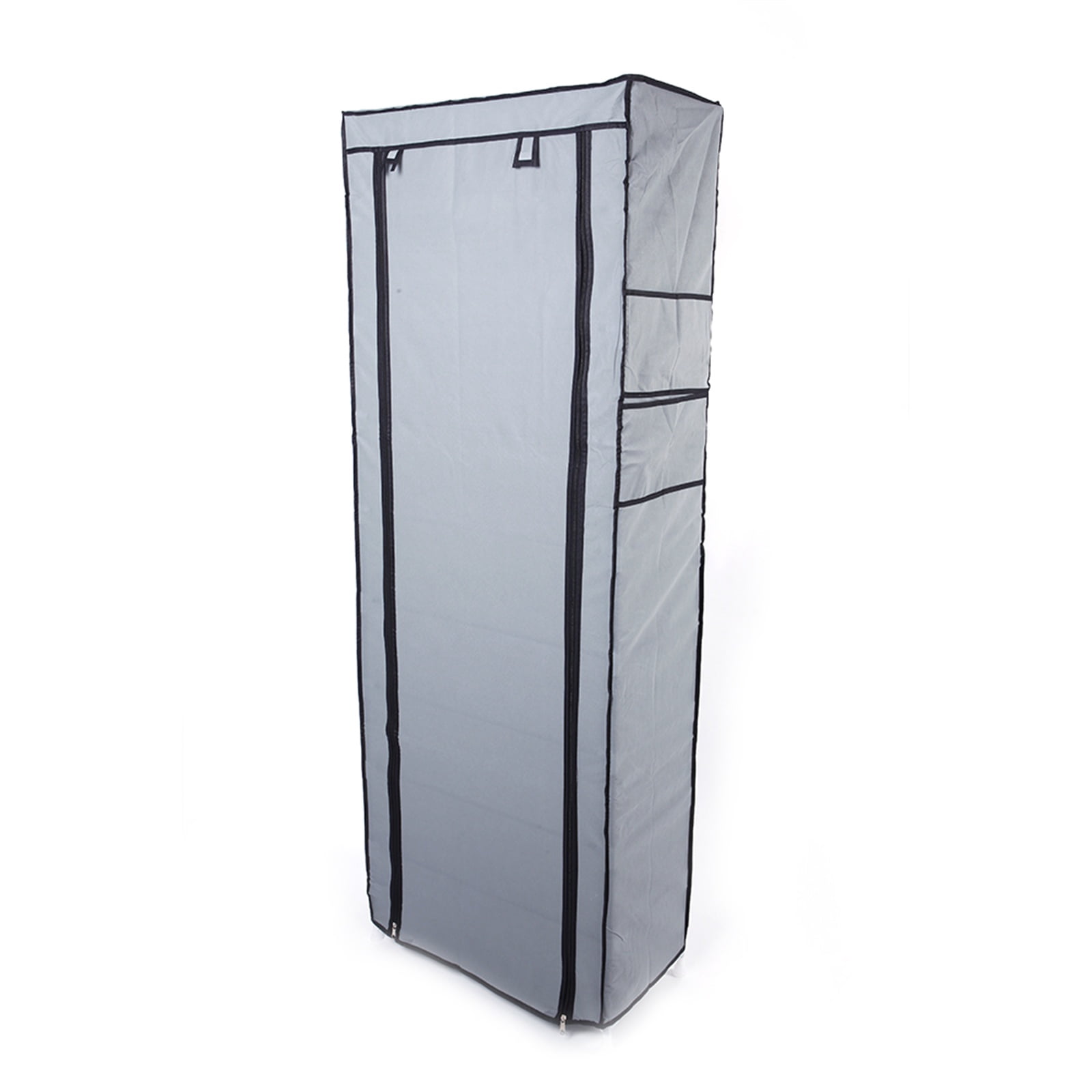 10 Tiers Shoe Rack, Paproos Fabric Shoe Storage Cabinet Organizer with Dustproof Cover, Space Saving Shoe Shelf Closet Storage, Fit 27 Pairs Shoe Shoe Organizer for Entryway Living Room Dorm, Gray