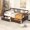 Espresso, variant on Pine Wood Twin Daybed with Drawers | Space-saving and Convenient