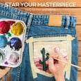 thumbnail image 4 of Pintura textil Nicpro Blue 250 ml para muebles y ropa, 4 of 8