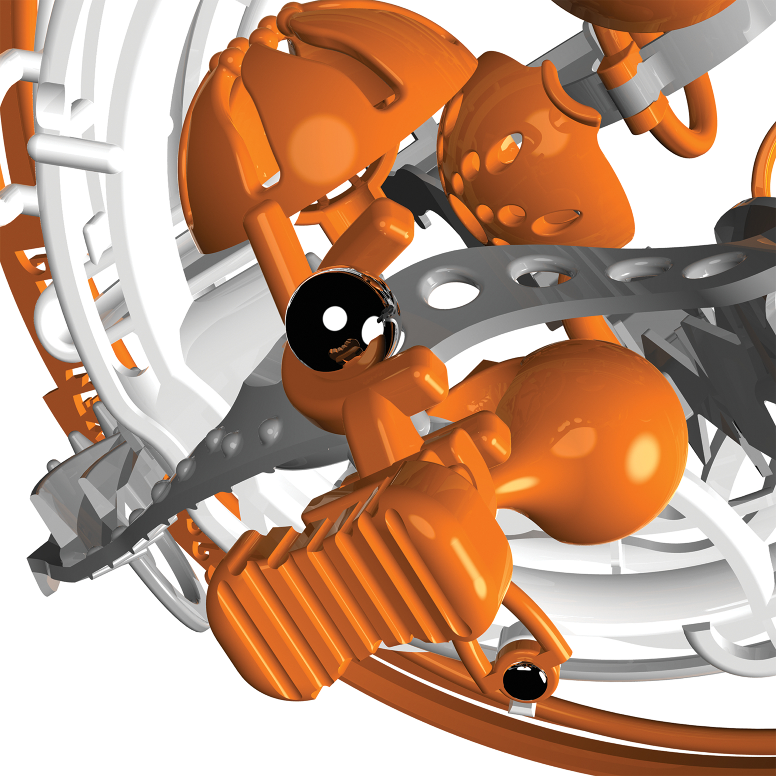 Two Perplex Rods Spin Perplexus Warp
