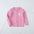 thumbnail image 2 of SGMVNU Sweaters for Boys Girls - Long Sleeve Button Knit Cardigan, Crew Neck Sweater for Baby Kids Girls, Baby Girl Clothes(Size 18-24 Months,Light Pink), 2 of 3