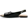 thumbnail image 3 of Journee Womens Brinsley Croco Texture Sling Back Flat Sandals, Widths Available, 3 of 10