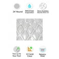 thumbnail image 2 of Midwest Canvas 24-Foot Round Clear Diamond Solar Cover | 12 Mil with 6-Pack of Grommets Bundle | Heating Blanket for Above-Ground Swimming Pools, 2 of 3