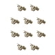 thumbnail image 3 of Guardurnaity Juego de anillos de aleación, anillo masculino ajustable con forma de Animal exagerado galvanizado dominante, suministros de joyería, Bronce 10piezas Guardurnaity CBP267208, 3 of 5