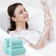 thumbnail image 3 of Juego de toallas de baño suaves y absorbentes. Toallas de algodón de secado rápido para spa, piscina, playa, hogar y baño (Verde)., 3 of 7