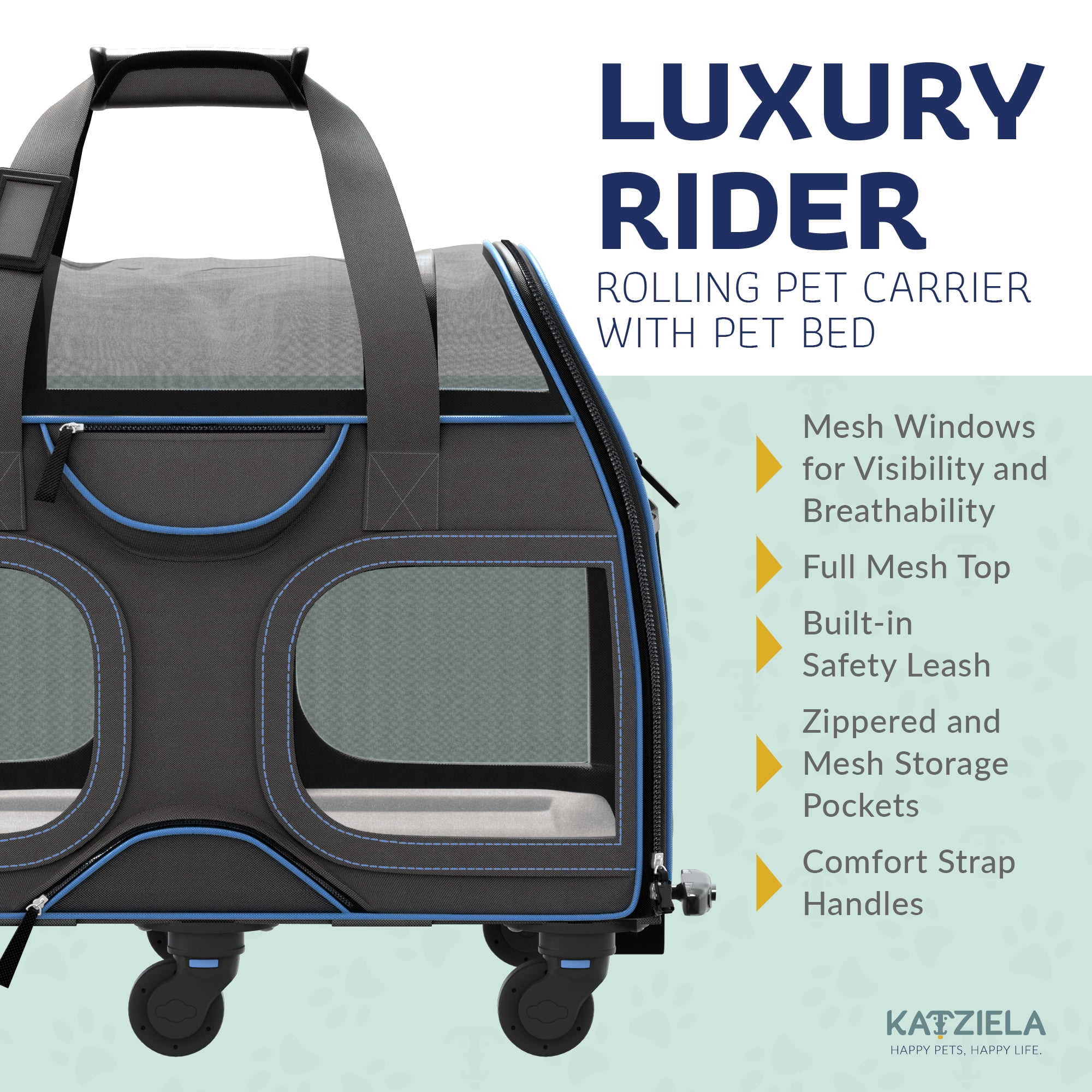 Leather Pet Carrier WS059 - Series Pet Carriers by KrukGarage Atelier