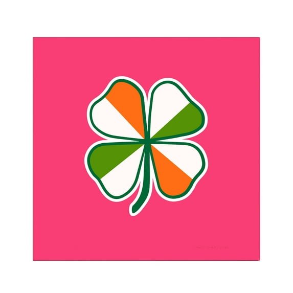 St Patrick's Day Flags, 4 Leaf Clover Banners, St Patricks Day Shamrock Flags