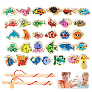 Beauenty 7PCS Baby Bath Fishing Toys Set, Wind-up Swimming Whales Bathtub  Toy Fishing Game, Water Tub Toys with Fishing Pole & Net for Toddler Kids 2  3 4 5 6 Years Old