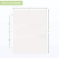 thumbnail image 6 of Office Werks 1000 Sheet Protectors, 8.5 X 11 Inch Clear Page for 3 Ring Binder, 35 Micron Plastic Sheet Sleeves, Durable Top Loading Paper Protector with Reinforced Holes Archival Safe, 6 of 6