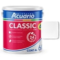 thumbnail image 1 of Pintura Acrílica Modificada Exteriores Interiores ITP Pinturas Acuario Classic 6 Años 4 Litros Blanco Mate, 1 of 1