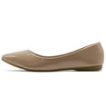 thumbnail image 2 of Ollio Women's Shoes Ballet Basic Pointed Toe Comfort Enamel Flats M1039, 2 of 6
