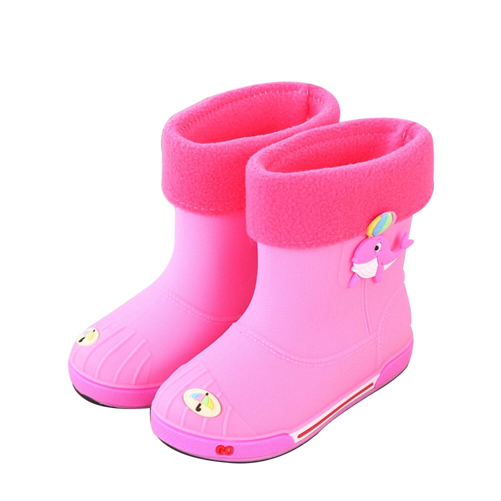 Cartoon Kids Rain Boots Waterproof Nonslip Children Rain Boot Outdoor