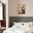 thumbnail image 4 of WFSposter Rabbit Canvas Wall Art Vintage Rabbit Painting Animal Landscape Art Retro Animal Wall Art Vintage Rabbit Picture Cute Animal Painting Cute Rabbit Poster Nursery Rabbit Picture Unframed, 4 of 5
