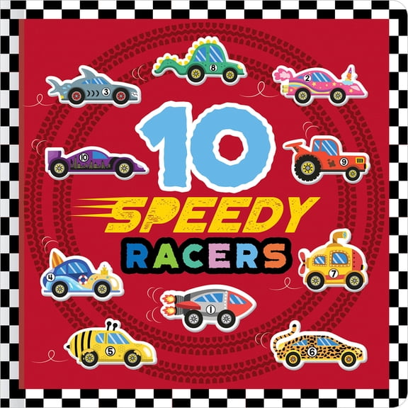 10 Speedy Racers, (Board Book)