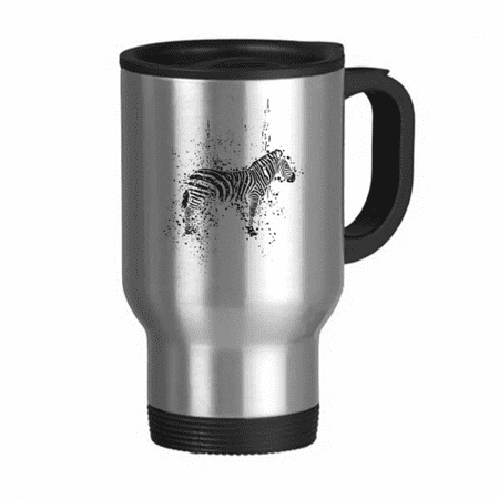 

Mexican Pinto Simple Black And White Travel Mug Flip Lid Stainless Steel Cup Car Tumbler Thermos