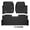 Fit For F250/F350/F450/F550 2017-2026 Super Duty Crew Cab, variant on TPE All Weather Liner Carpets Anti-Slip Floor Mats Set Fit for Tesla Model 3 2017-2023