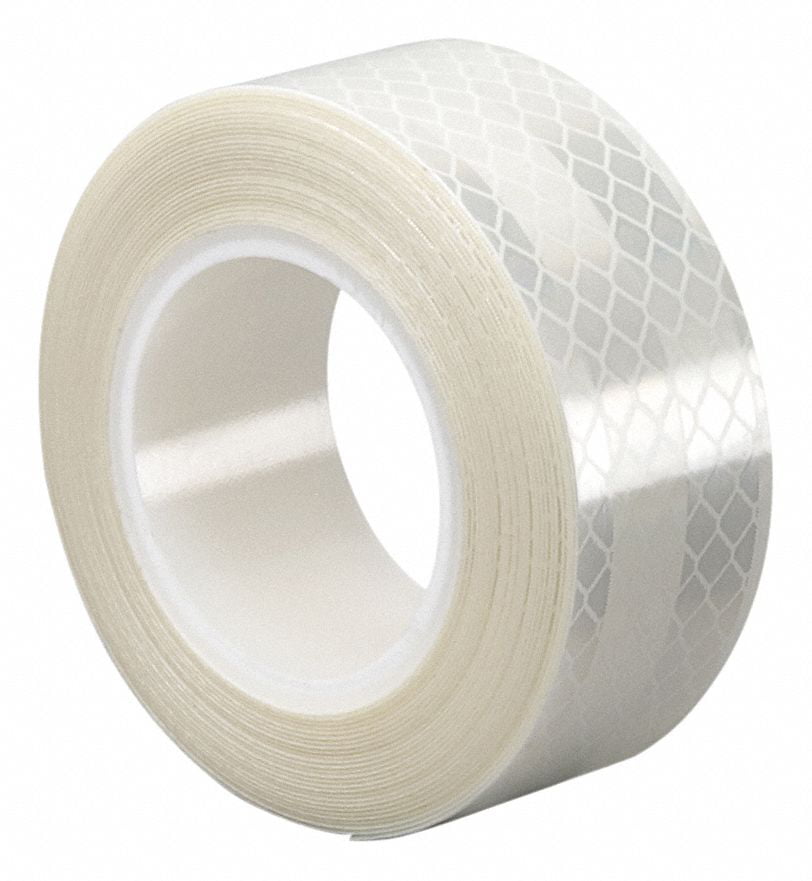 Pack of 25 2 X 6 3M 3430 White Micro Prismatic Sheeting Reflective Tape 