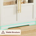 thumbnail image 4 of Kitchen Bakers Rack with Power Outlet,Coffee Bar Table 6 Tiers,Kitchen Microwave Stand,Microwave Oven Stand Pantry Hutch with Door,Storage Shelf Rack for Spices,Pots and Pans, 4 of 7