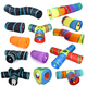 thumbnail image 2 of Zhenstore Treasure - Juguete interactivo para mascotas, túnel para gatos, túnel arcoíris, pista para correr, nido para gatos con forma de dragón rodante, material de poliéster, 2 of 5