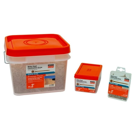 Simpson Strong-Tie CBT08200R100 #8 x 2 in. T20, Quik Guard, Tan Wafer-Head Cabinet Screw (100-Qty)