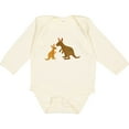 thumbnail image 3 of Inktastic Kangaroo Family Boys or Girls Long Sleeve Baby Bodysuit, 3 of 5