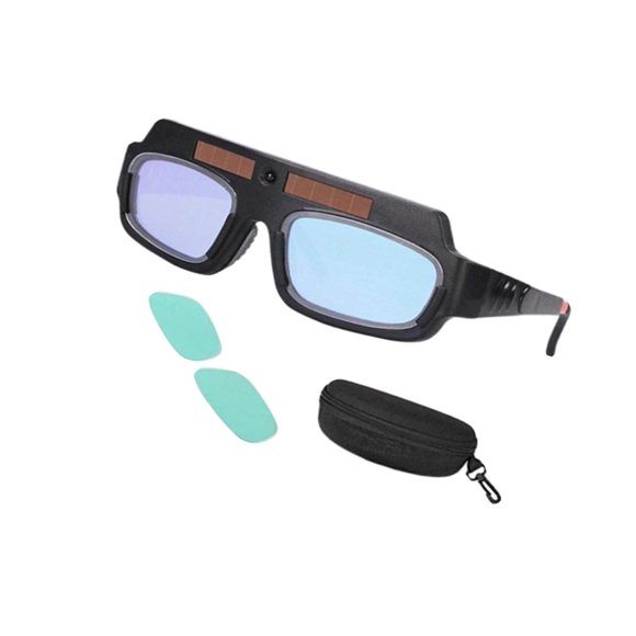 Auto Darkening Welding Goggles Solar Powered Eye Protection Welding Glasses