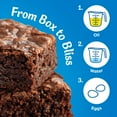 thumbnail image 4 of Pillsbury Chocolate Fudge Brownie Mix - 18.4oz - Pack of 2, 4 of 5