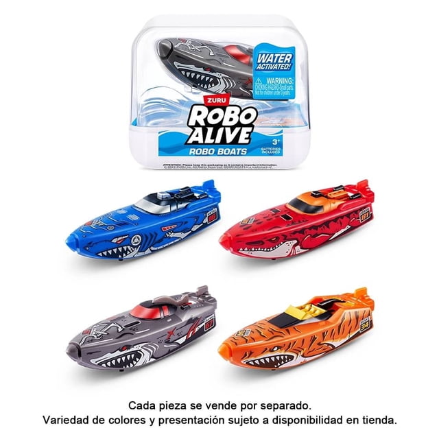 Figura electrónica Zuru Robo Alive Barcos robot Varios modelos 1 Pieza