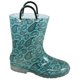 thumbnail image 1 of Bota de PVC turquesa Lightning para niños - Suela iluminada - Talla EE. UU.: 8 Smoky Mountain Boots 2718T-8R, 1 of 1