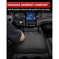 thumbnail image 5 of KBH Center Console Cover for 2019-2026 Dodge Ram 1500/2500/3500, Washable Fabric Armrest Lid Protector for Ram 1500 Accessories, Black, 5 of 8