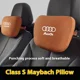 thumbnail image 2 of Cojín de apoyo para la cabeza del asiento del coche, almohada lumbar, accesorios interiores para Audi Sline A1 A3 A4 A5 A6 A7 A8 B8 B9 B6 C6 Q2 Q3 Q5 Q7 Q8, 2 of 5